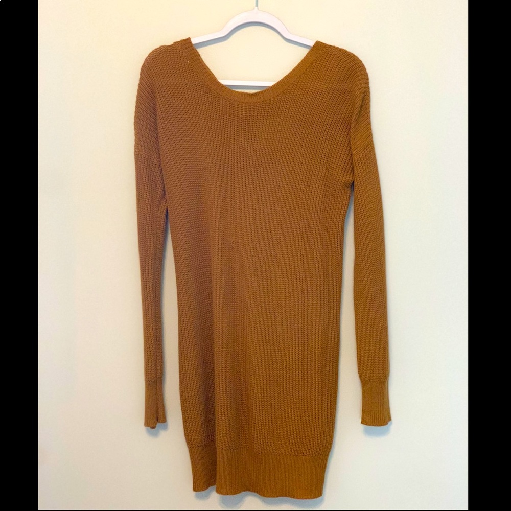 Open Back Sweater